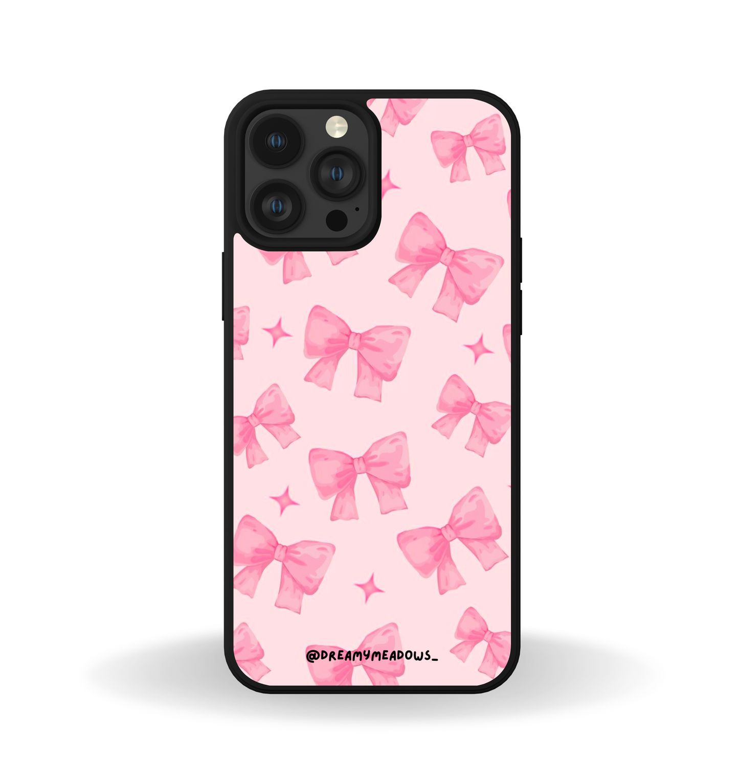 Blush and Bows iPhone Case