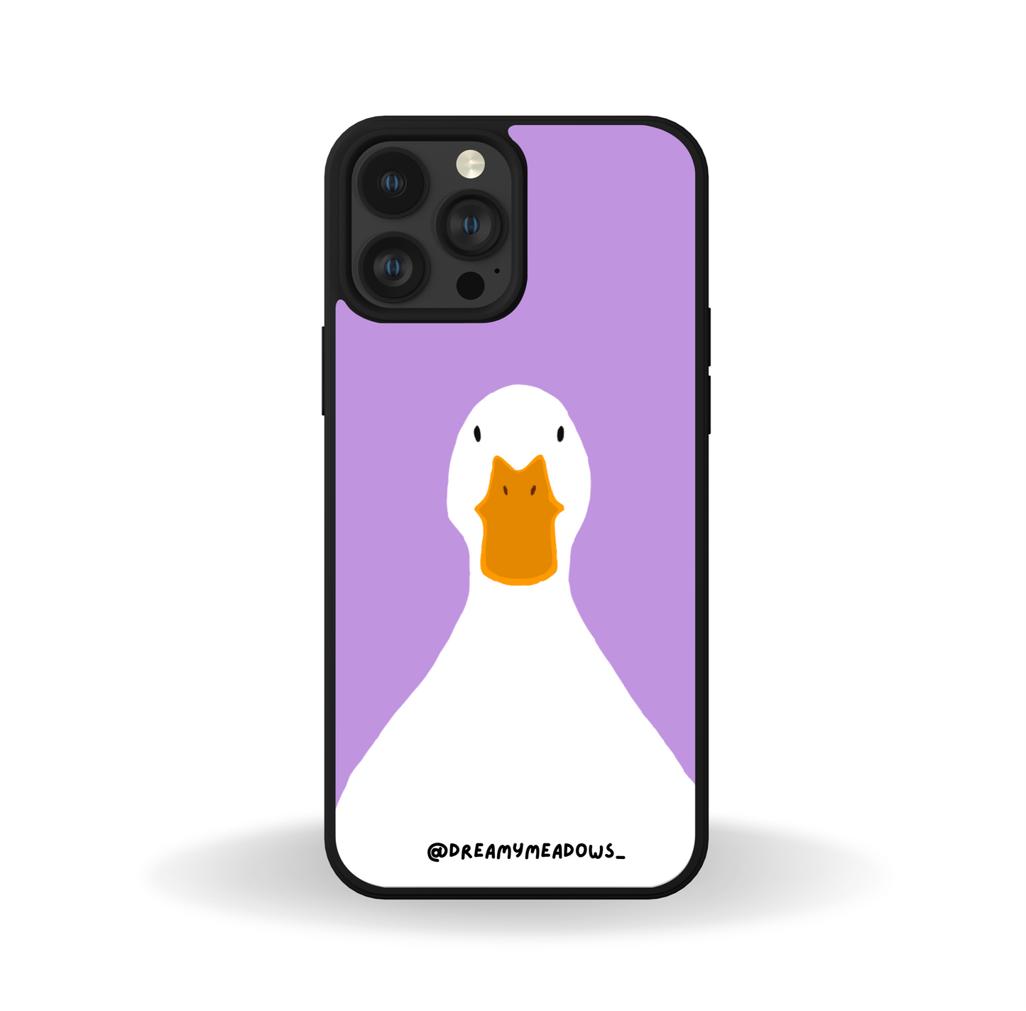 Lilac Duckling iPhone Case