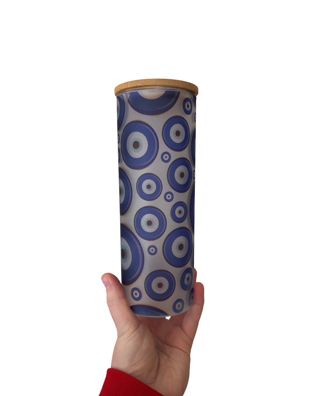 Frosted Glass Tumblers with Straw & Lid | 16oz (473ml) & 25oz (739ml)